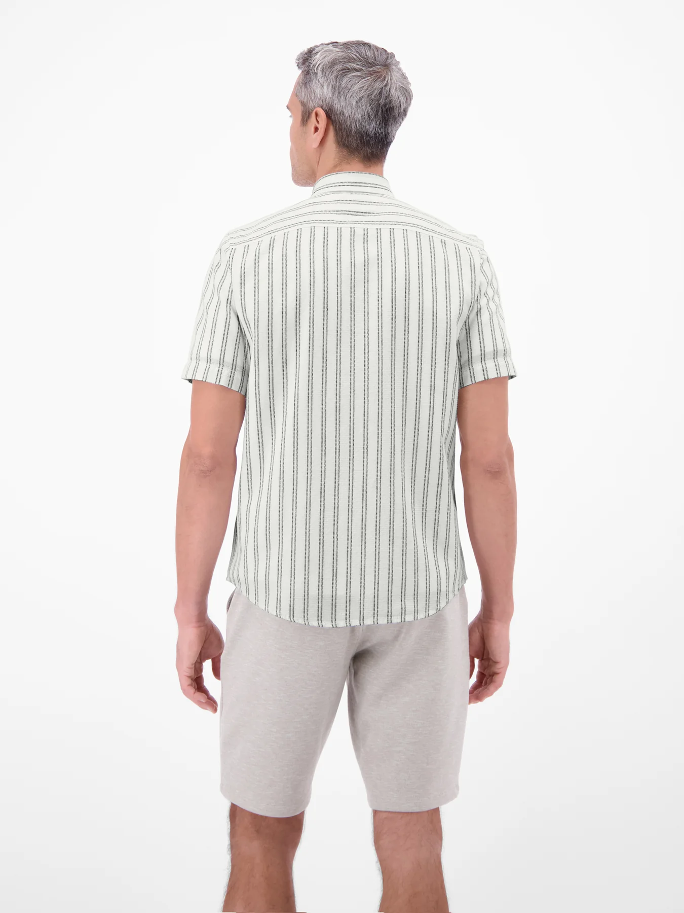 Lerros Streifen Hemd - Broken White