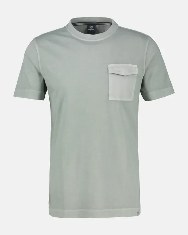 Lerros T-Shirt with Chestpocket - Storm Grey