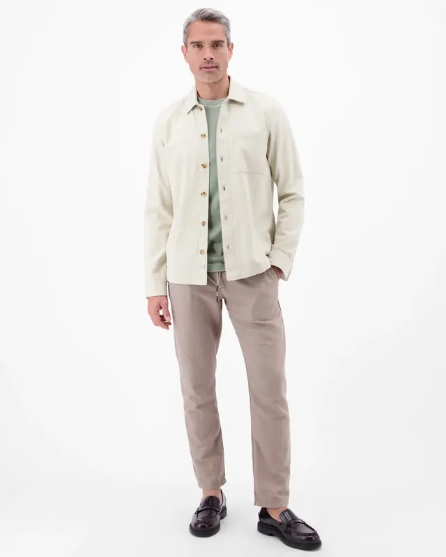 Lerros T-Shirt with Chestpocket - Storm Grey