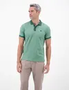 Lerros Poloshirt, Tweekleurig - Soft Teal