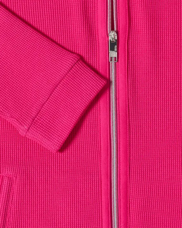 Cecil Cardigan with Hood - Beetroot Pink