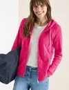 Cecil Cardigan with Hood - Beetroot Pink