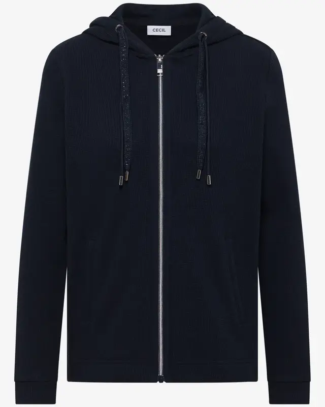 Cecil Cardigan with Hood - Universal Blue