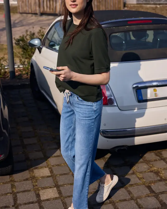 Street One Studio Basic Shirt - Oil Green