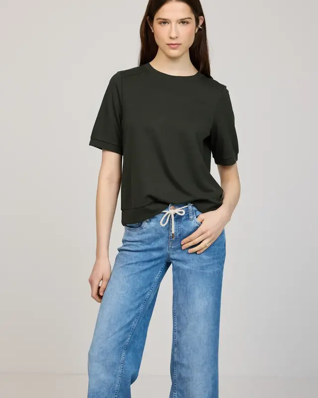 Street One Studio Basic Shirt - Oil Green