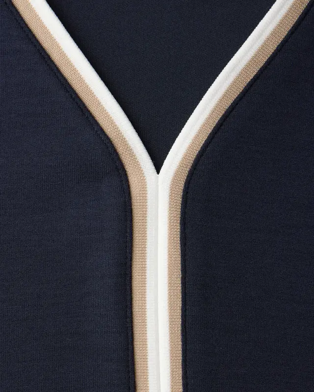 Street One Shirt mit Kontrast - Shadowed Navy