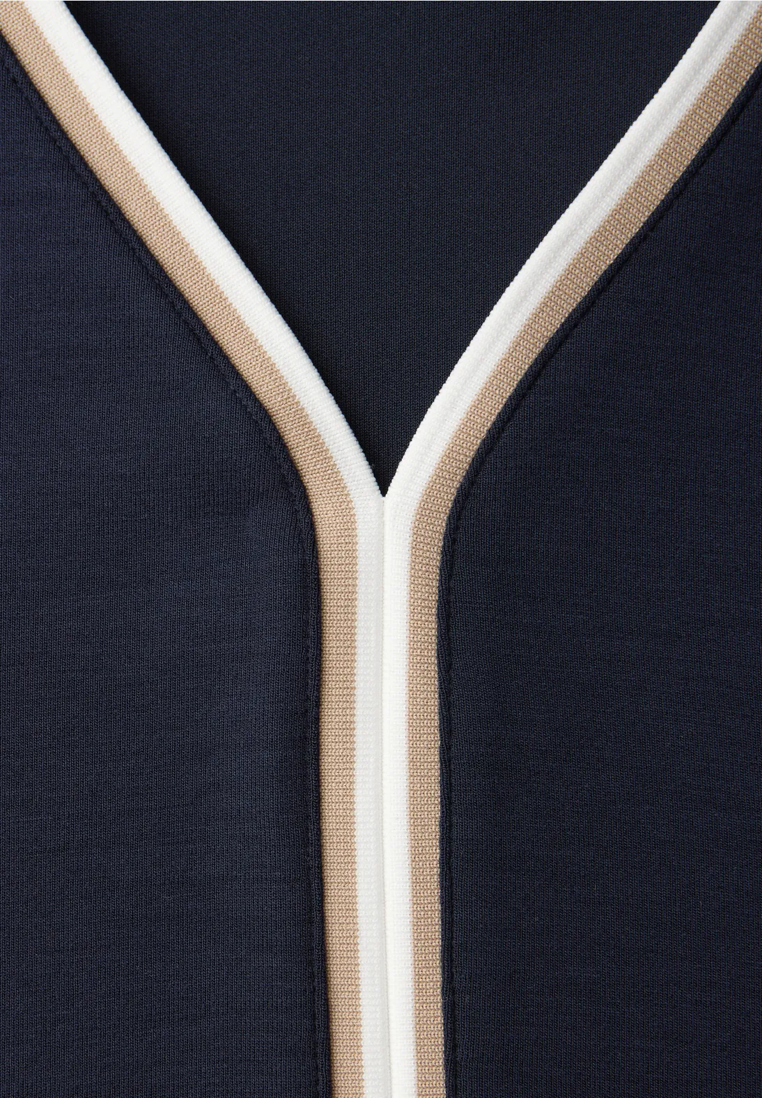 Street One Shirt with Contrast - Shadowed Navy