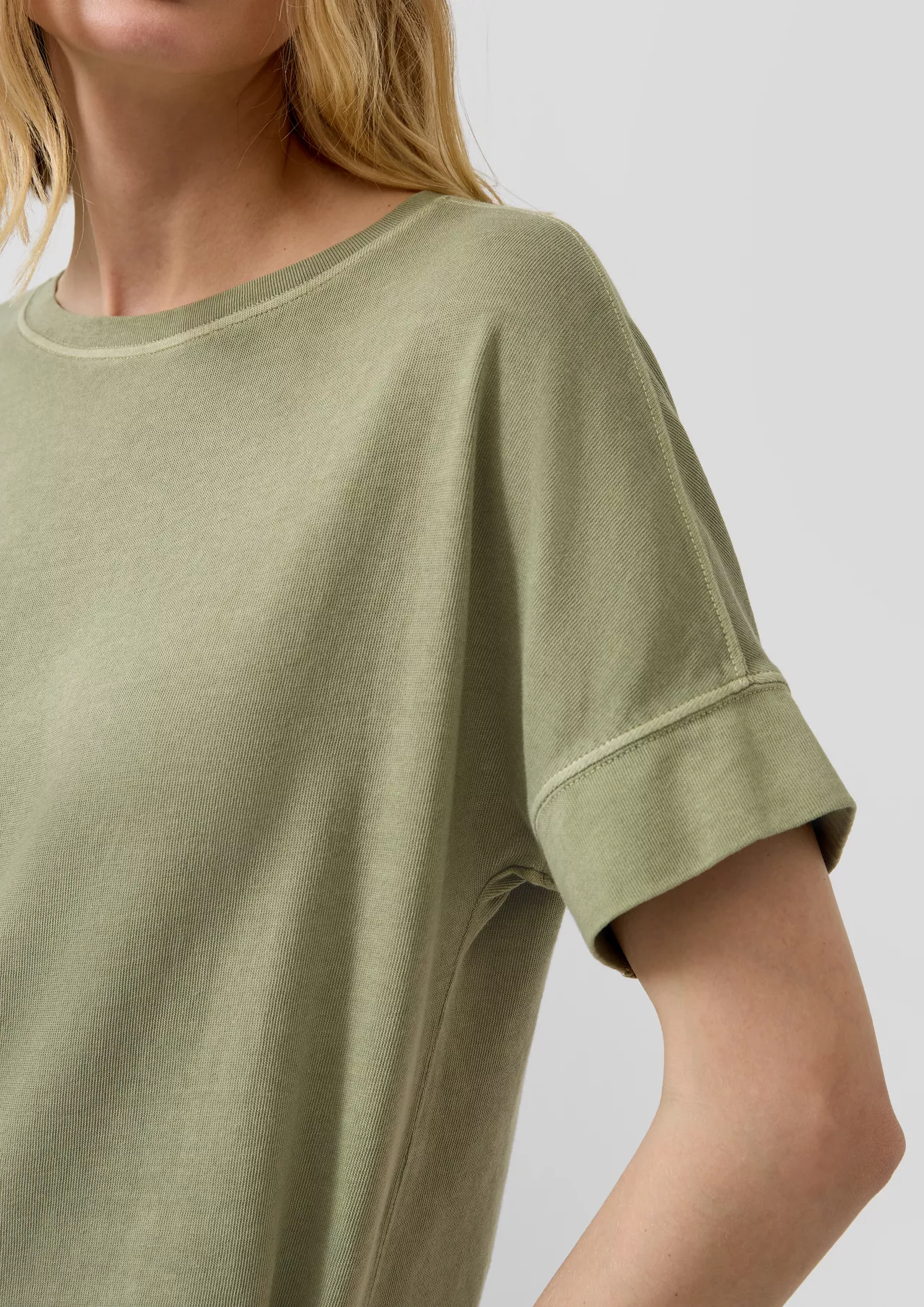 S. Oliver Relaxed Fit T-Shirt - Olive Green
