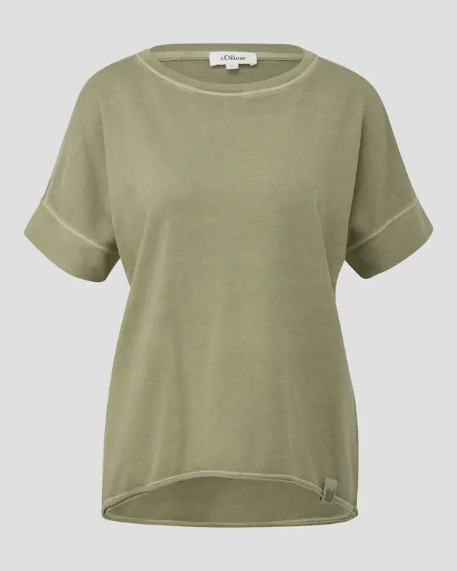 S. Oliver Relaxed Fit T-Shirt - Olive Green