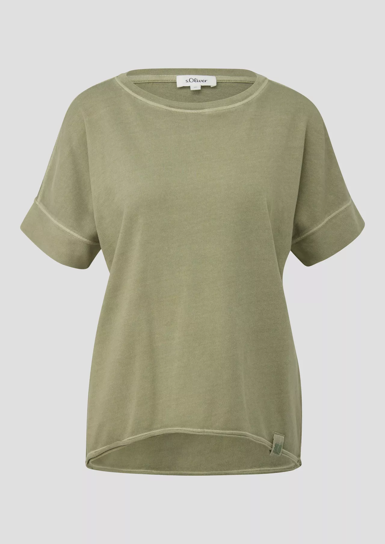 S. Oliver Relaxed Fit T-Shirt - Olive Green