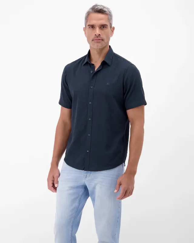 Lerros Short Sleeve Shirt - Classic Navy