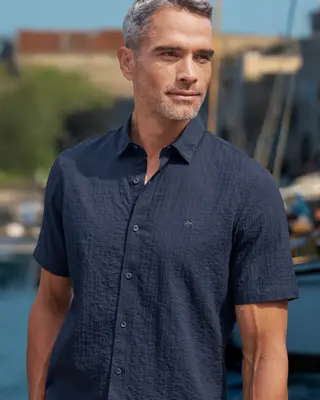 Lerros Short Sleeve Shirt - Classic Navy