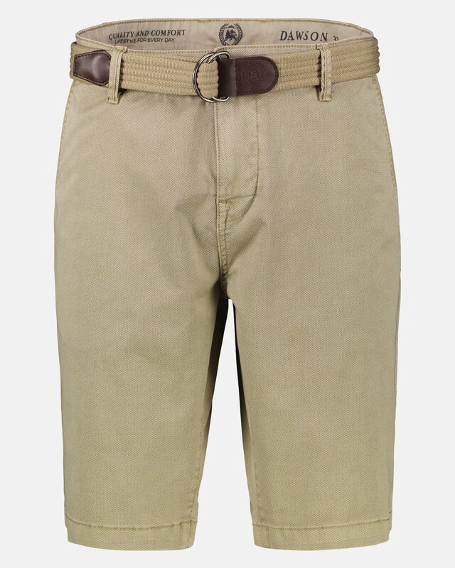 Lerros Print Bermuda - Light Dune Beige