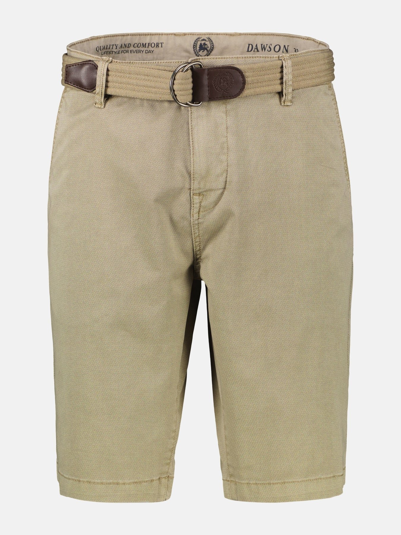 Lerros Print Bermuda - Light Dune Beige