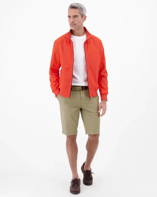 Lerros Print Bermuda - Light Dune Beige