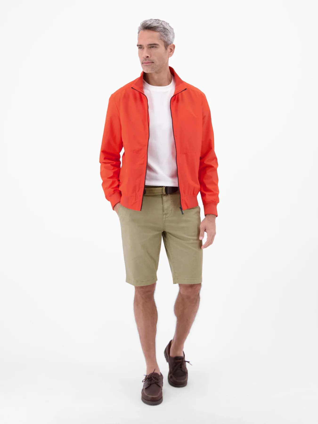 Lerros Print Bermuda - Light Dune Beige