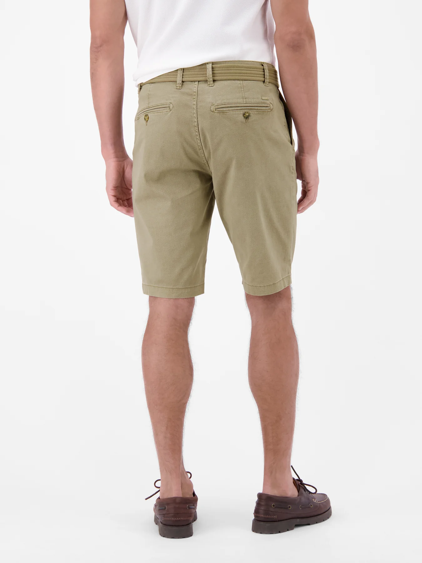 Lerros Print Bermuda - Light Dune Beige