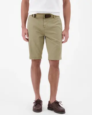 Lerros Print Bermuda - Light Dune Beige