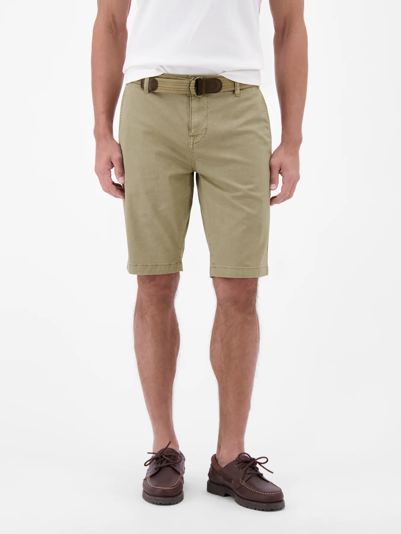 Lerros Print Bermuda - Light Dune Beige