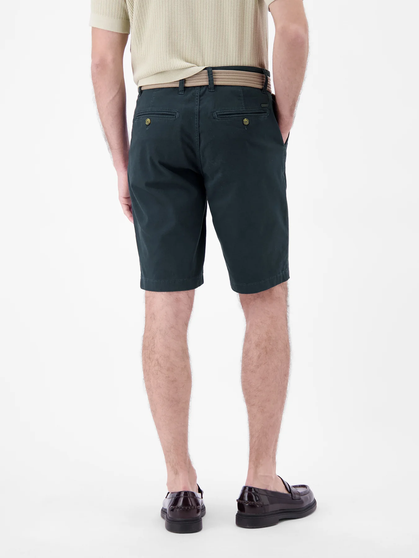 Lerros Print Bermuda - Storm Blue