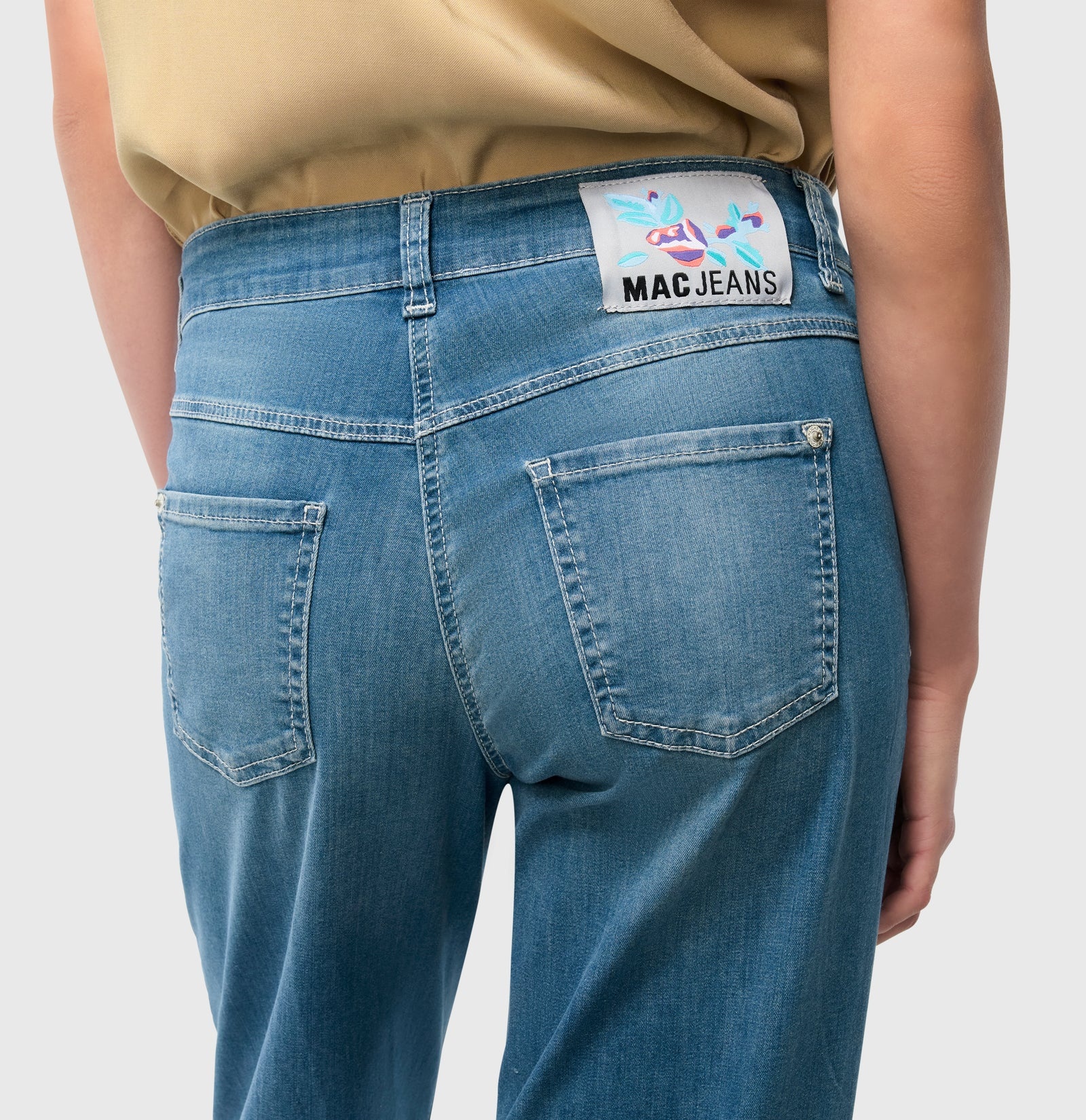 Mac Jeans  Dream Wide Jeans - Summer Mid Blue Wash