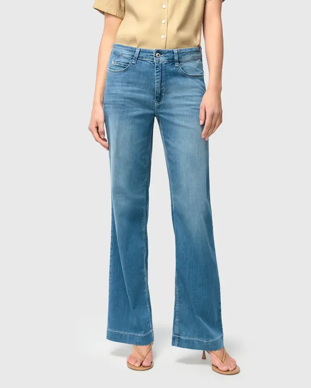 Mac Jeans  Dream Wide Jeans - Summer Mid Blue Wash