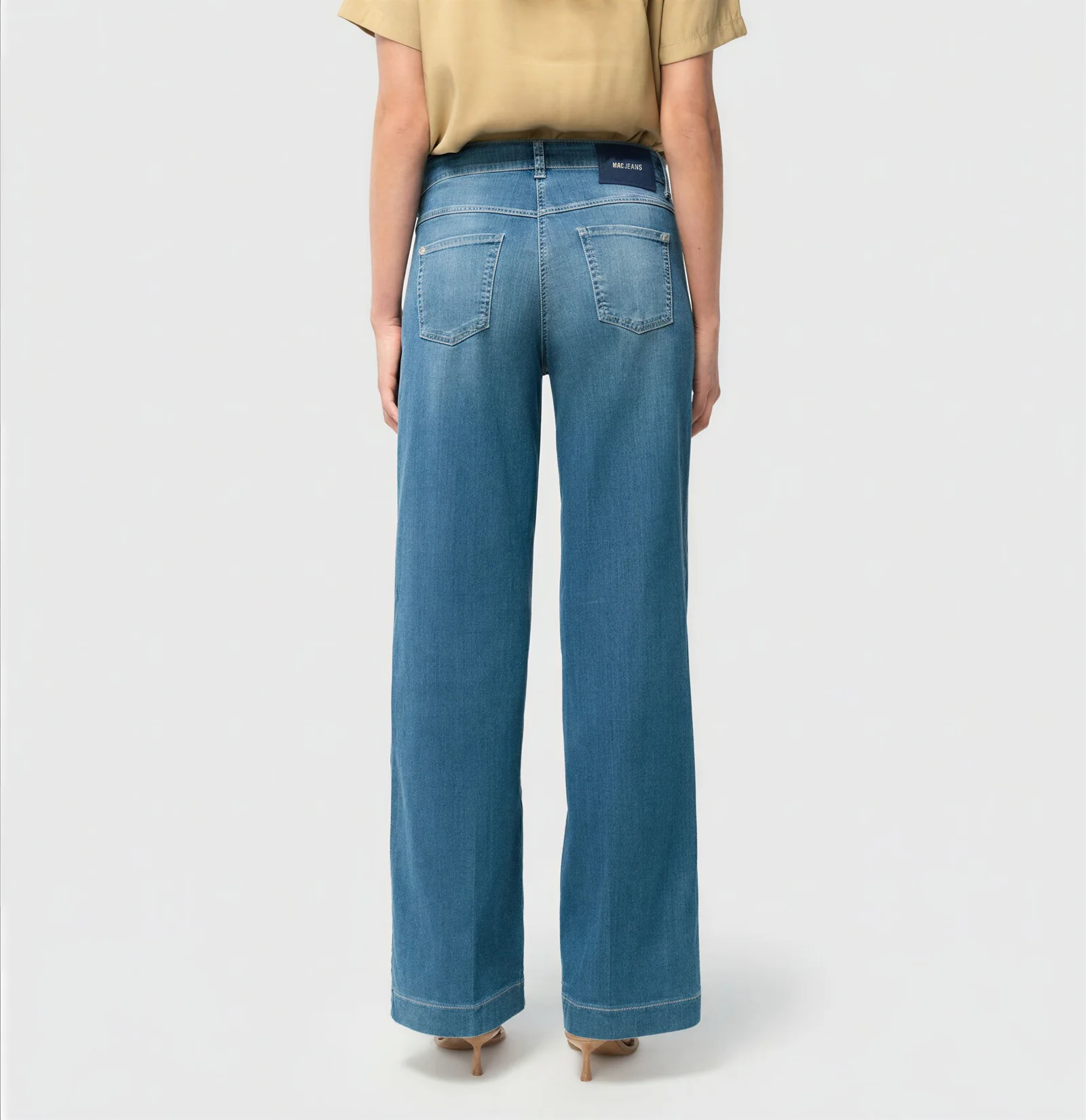 Mac Jeans  Dream Wide Jeans - Summer Mid Blue Wash