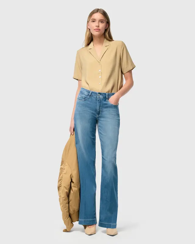 Mac Jeans  Dream Wide Jeans - Summer Mid Blue Wash