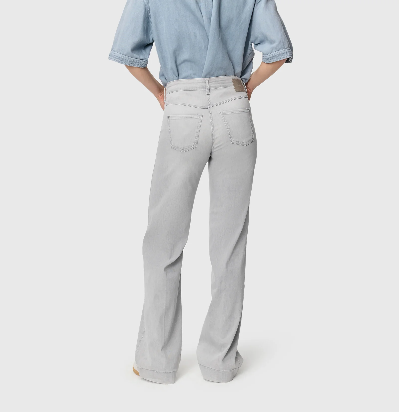 Mac Jeans  Dream Wide Jeans - Ash Grey Washed