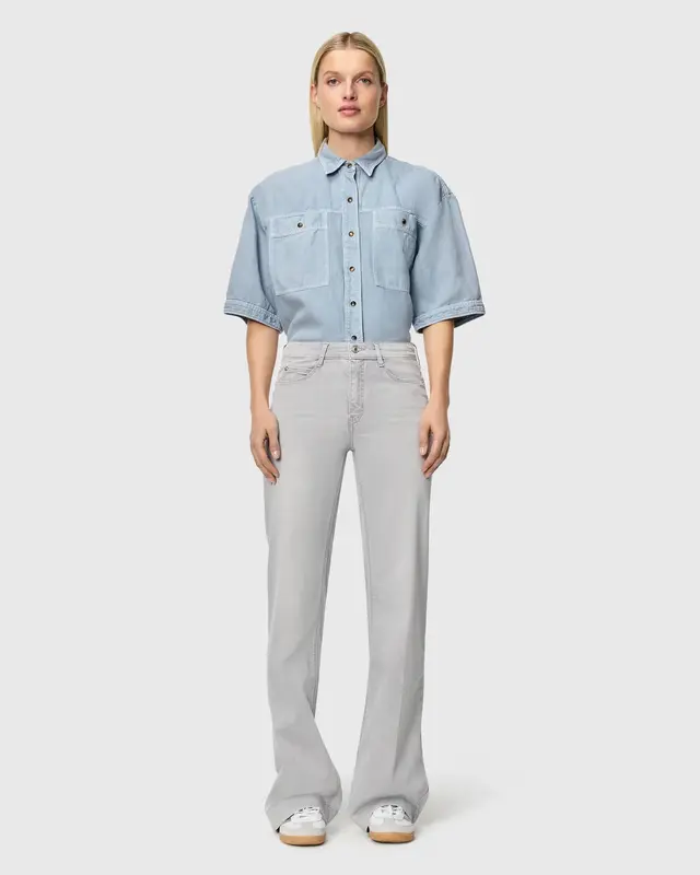 Mac Jeans  Dream Wide Jeans - Ash Grey Washed