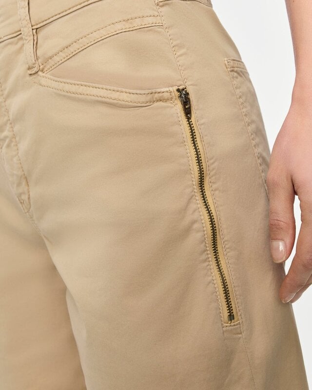 Mac Jeans  Barrel Pants Bora 2.3 Zip - Golden Terra Antique