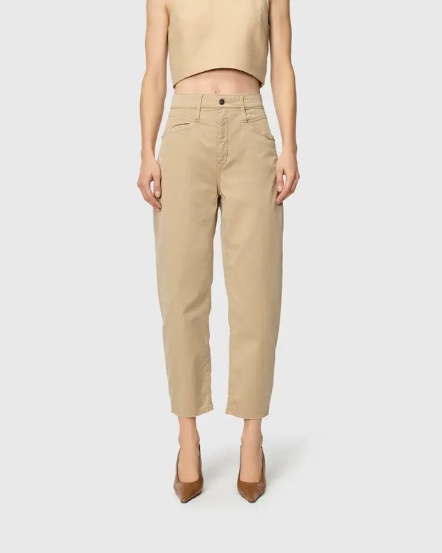 Mac Jeans  Barrel Pants Bora 2.3 Zip - Golden Terra Antique
