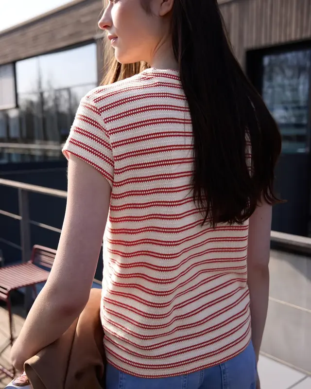 Street One Studio Shirt Korte Mouwen - Torch Red