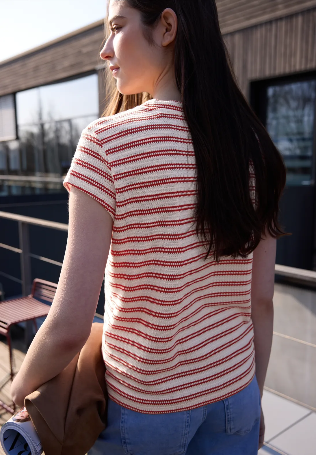 Street One Studio Short Sleeve Shirt - Torch Red