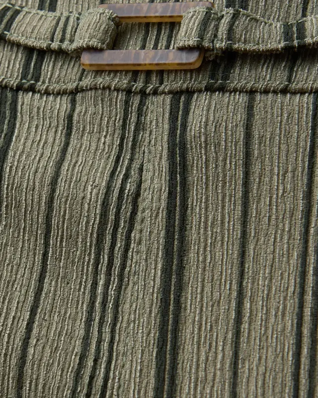 Street One Studio Wide Leg Pants - Lichen Green