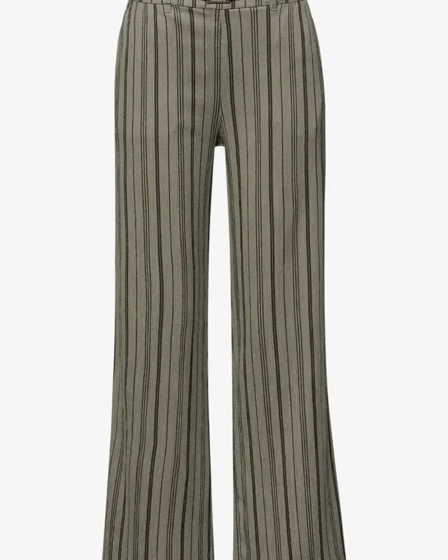 Street One Studio Wide Leg Pants - Lichen Green