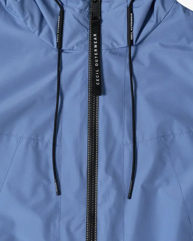 Cecil Jacke mit Kapuze - Coal Blue