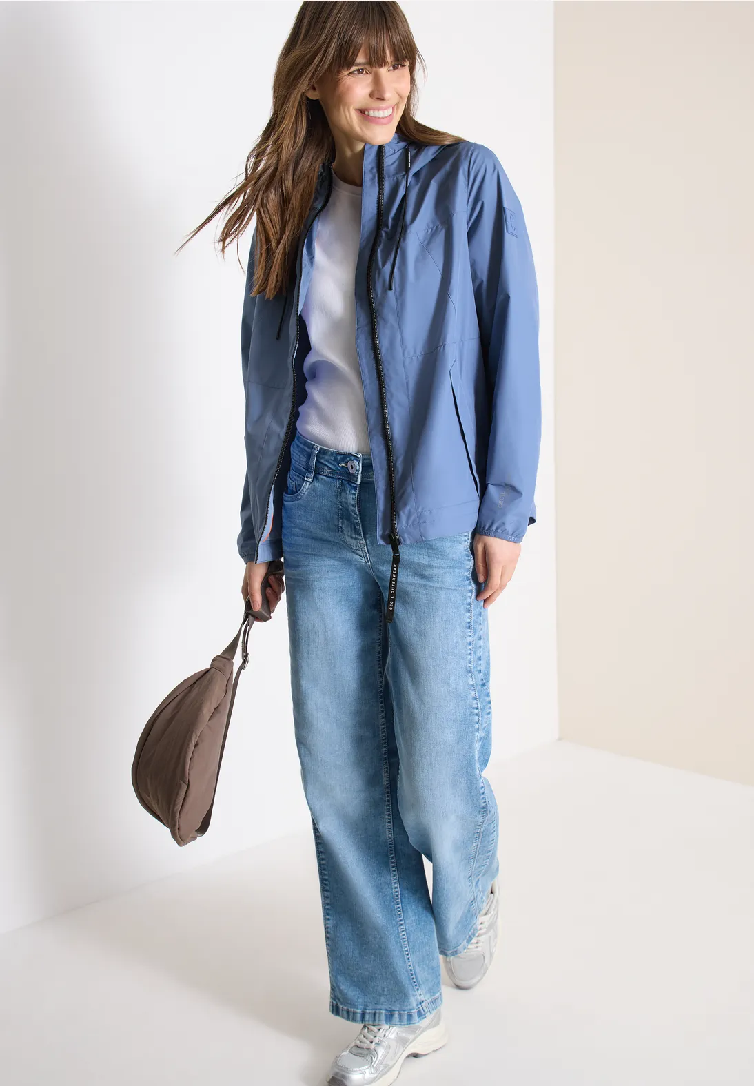 Cecil Jacket with Hood - Coal Blue