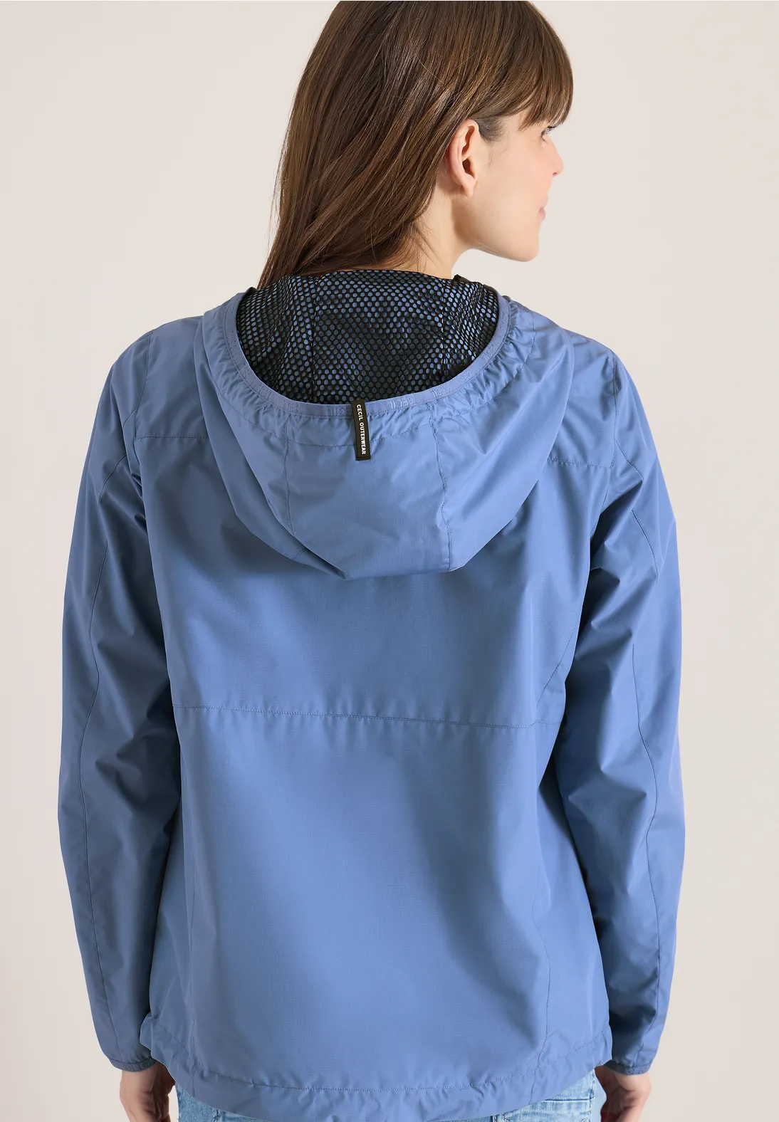Cecil Jacket with Hood - Coal Blue