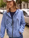 Cecil Jacket with Hood - Coal Blue