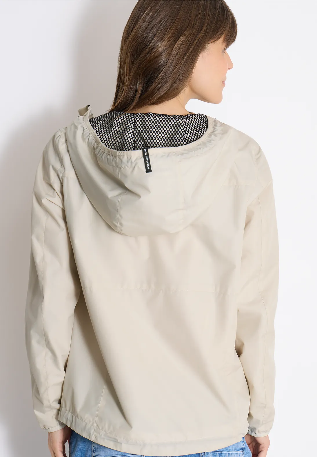 Cecil Jas met Capuchon - Dust Beige