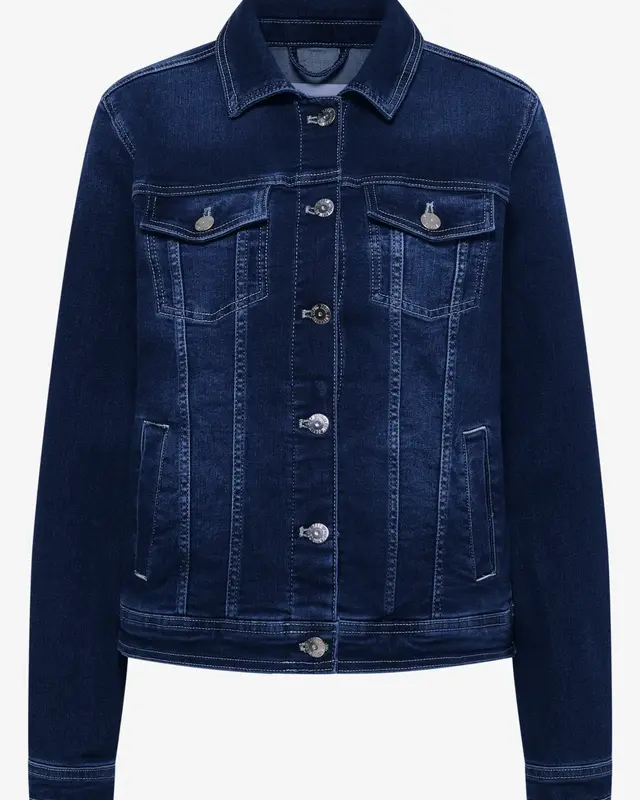 Cecil Denim Jacket - Mid Blue Wash