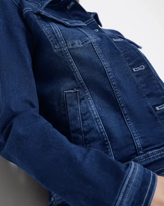 Cecil Denim Jack - Mid Blue Wash