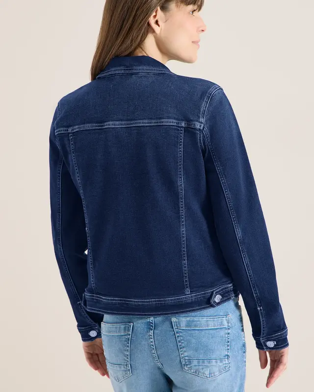 Cecil Denim Jacket - Mid Blue Wash