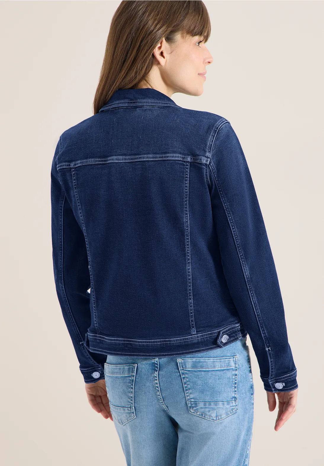 Cecil Denim Jacke - Mid Blue Wash