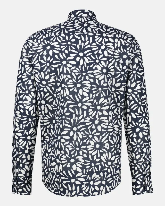 Lerros Linenmix Shirt - Classic Navy