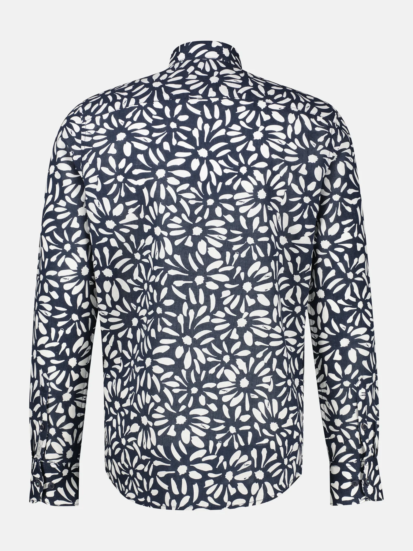 Lerros Leinenmix Hemd - Classic Navy