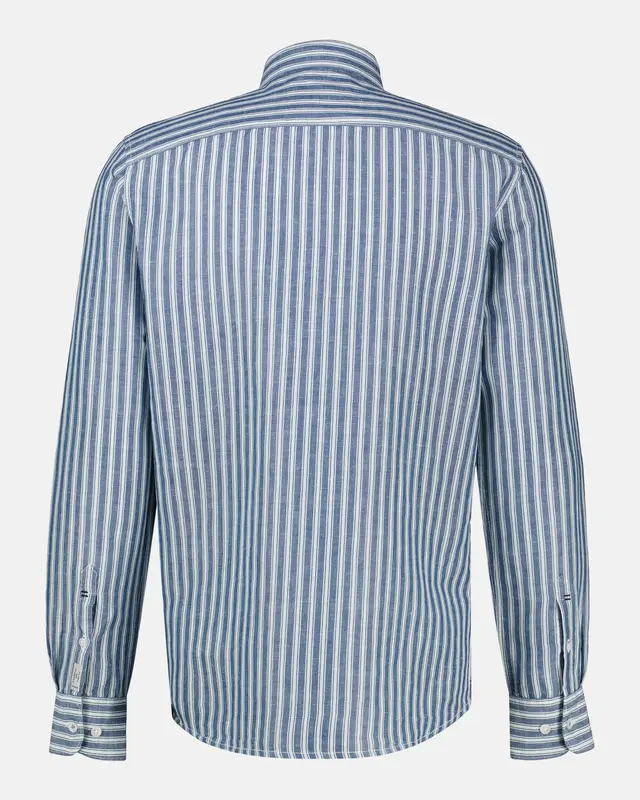Lerros Linenmix with Stripes - Classic Navy