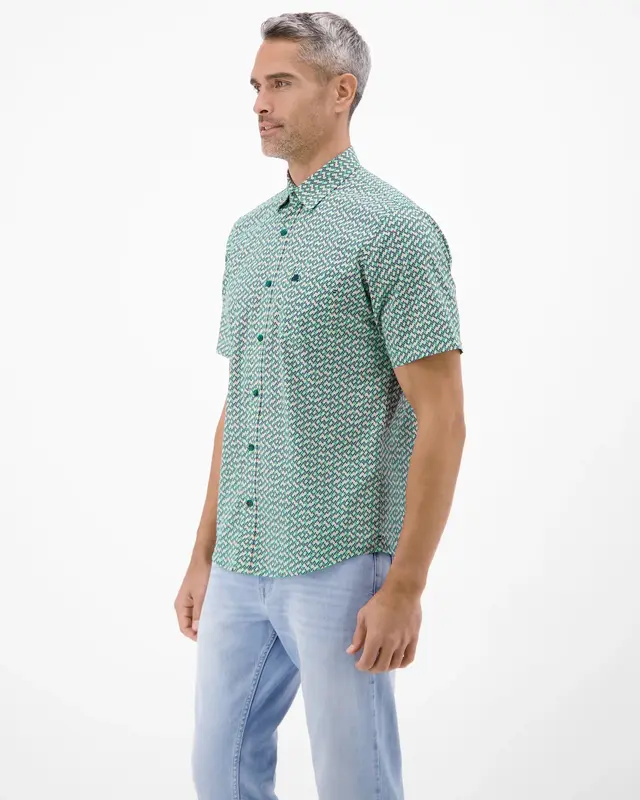 Lerros Poplin  Shirt - Mint Water
