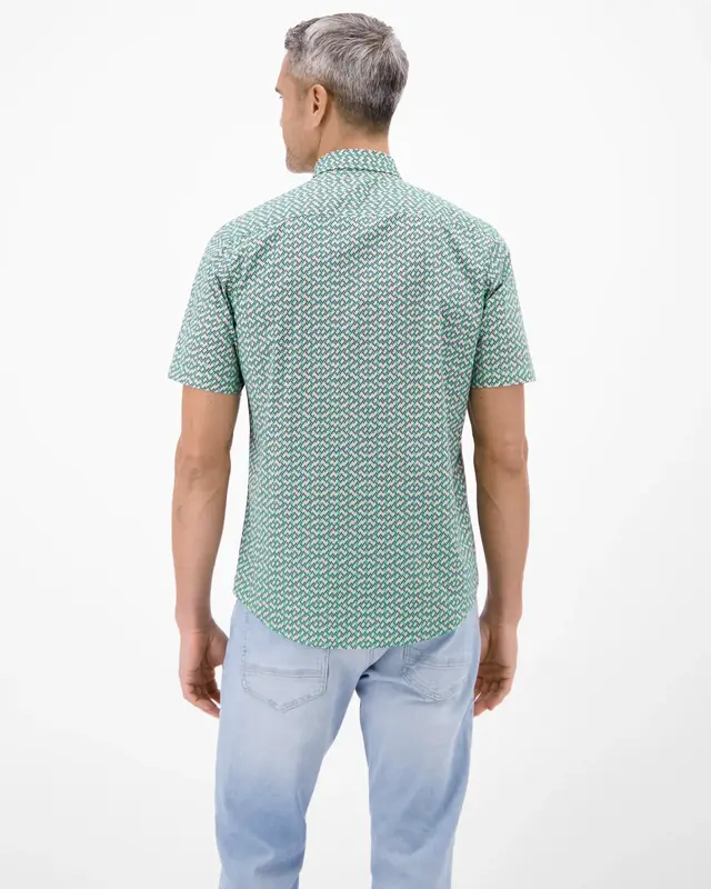 Lerros Poplin  Hemd - Mint Water